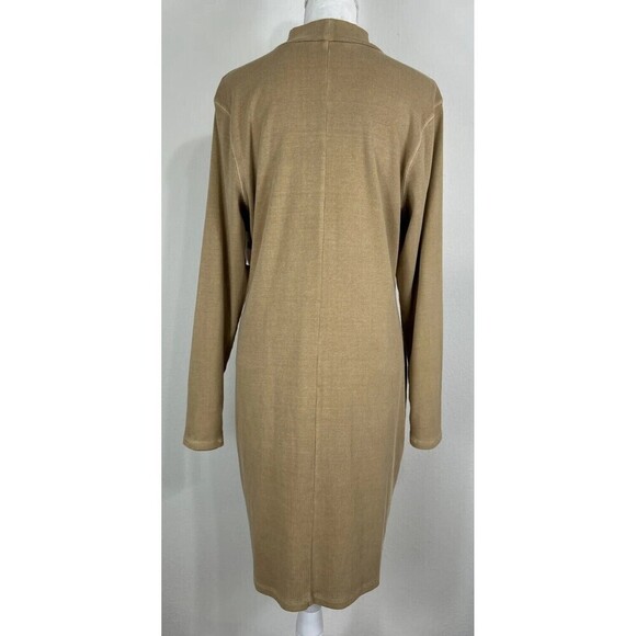 Old Navy Fitted Long Sleeve Mock Neck Rib Knit Mini Dress Size XL (16/18) - Picture 4 of 13